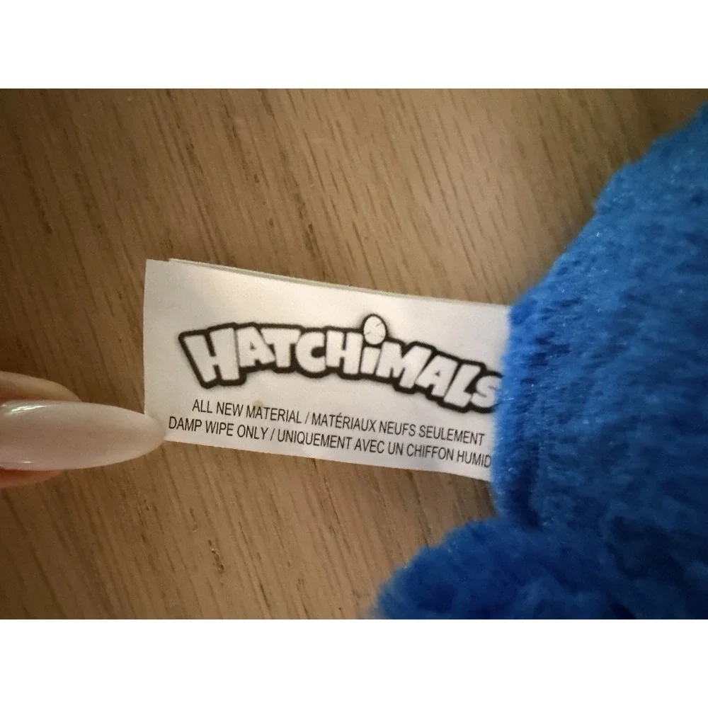 Hatchimals Blue Dragon Draggle Pet Toy Motorized Plush Spin Master WORKS